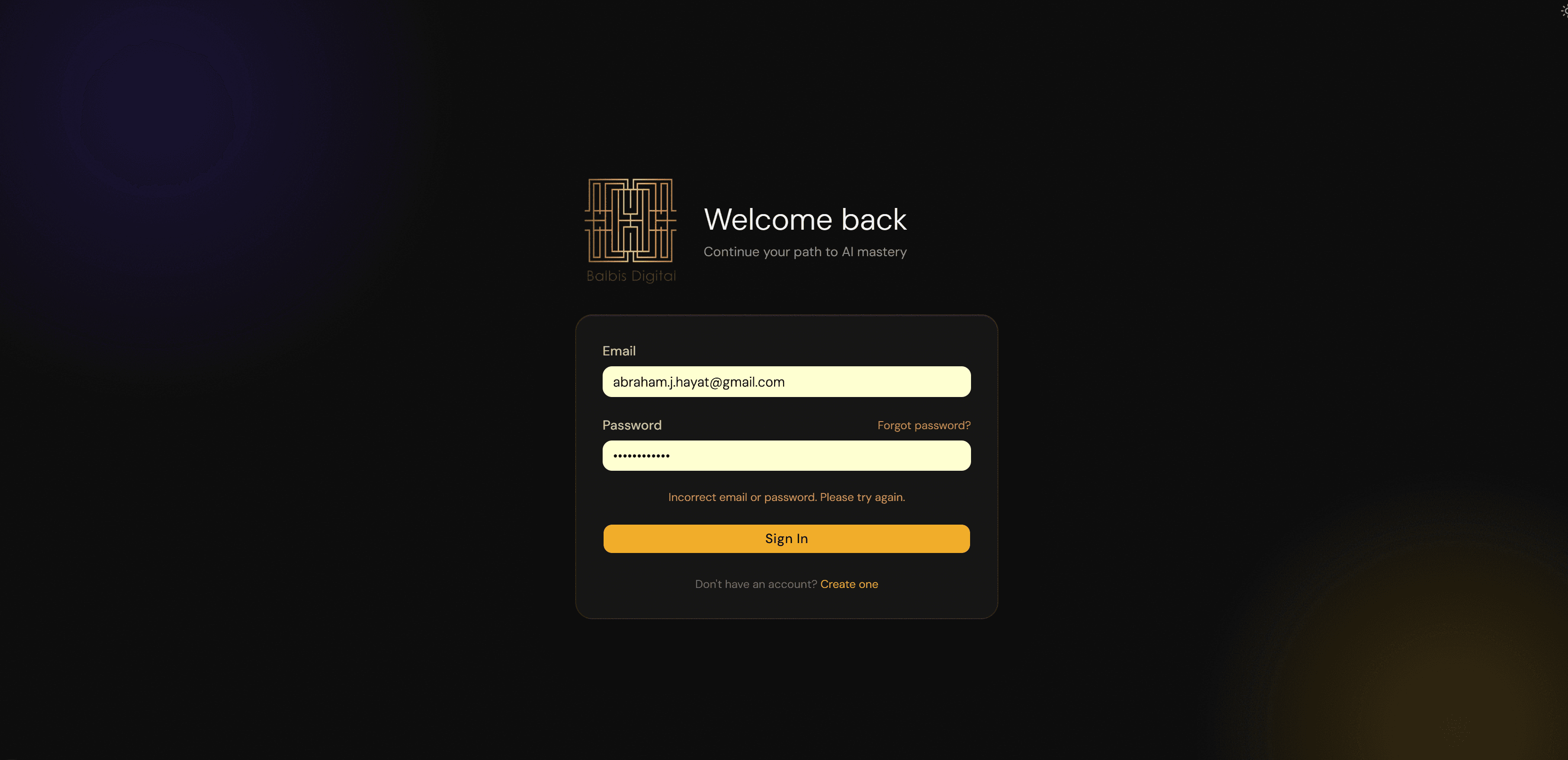 Balbis University — Student Login Portal